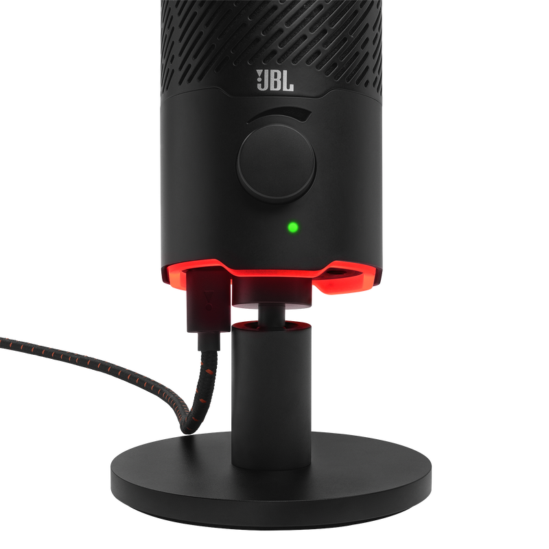 JBL Quantum Stream - Black - Dual pattern premium USB microphone for streaming, recording and gaming - Detailshot 6 image number null